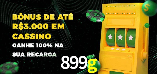 899g melhor bônus de depósito